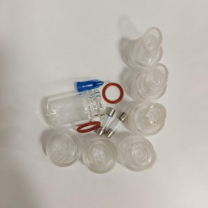 Набір насадок для косметологічного комбайна для маніпули гідропілінгу.