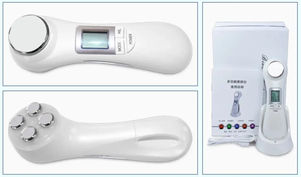 Аппарат косметологический RF, EMS, LED, ультразвук Beauty Instrument 9901 — изображение 9
