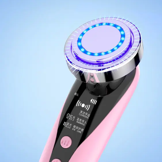 Микротоковый массажер для лица REJUVENATION 2156 / RF / LED / Вибромассаж — изображение 7
