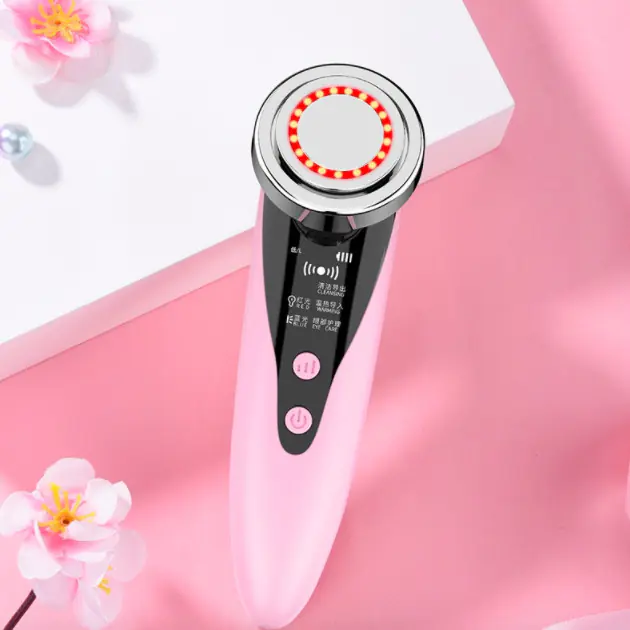 Микротоковый массажер для лица REJUVENATION 2156 / RF / LED / Вибромассаж — изображение 9