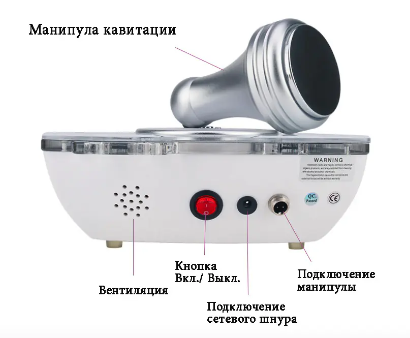 Апарат для кавітації професійний 40 кГц MINI 40К - Зображення 4