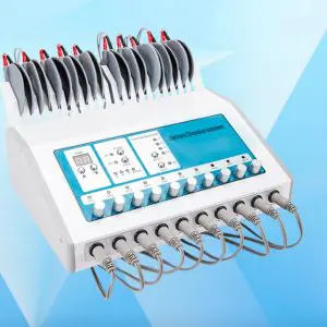 Миостимулятор для тела Electronic Stimulation профессиональный с подставкой для электродов