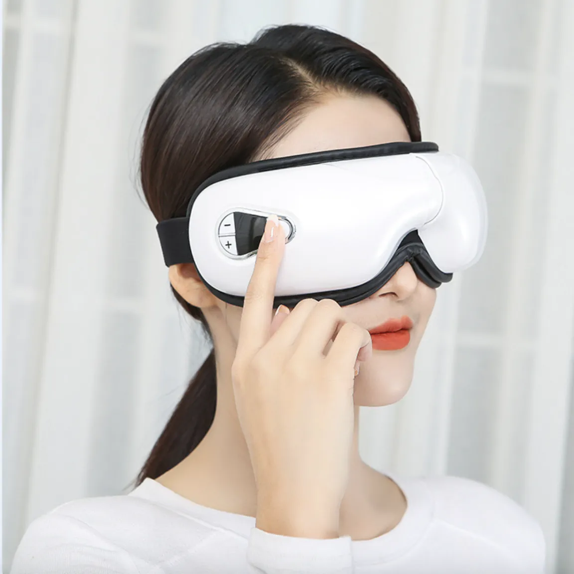 Очки массажные для глаз Eye Care многофункциональные, при нагрузке на глаза — изображение 3