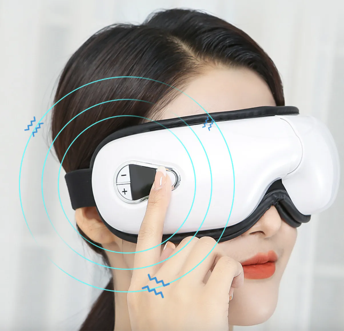 Очки массажные для глаз Eye Care многофункциональные, при нагрузке на глаза — изображение 5