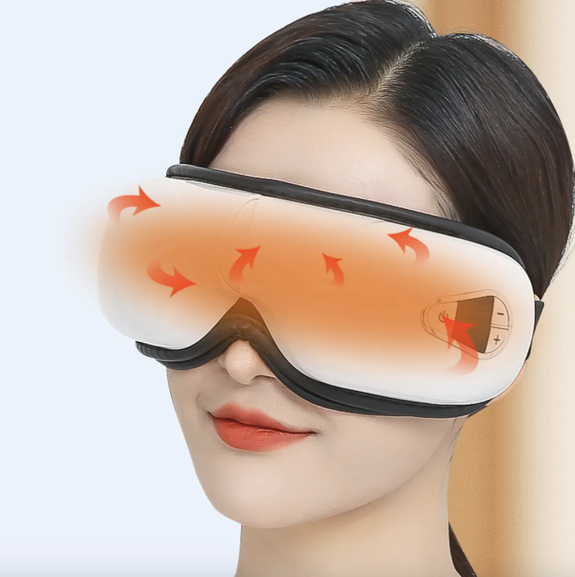 Очки массажные для глаз Eye Care многофункциональные, при нагрузке на глаза — изображение 4