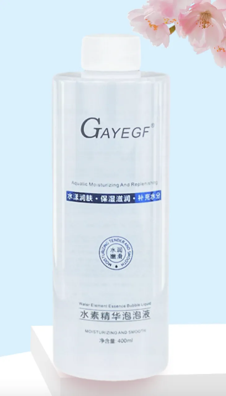 Очищающая пузырьковая вода GAYEGF для лица кислородной чистки и карбоксиперапии, 400 мл — изображение 6