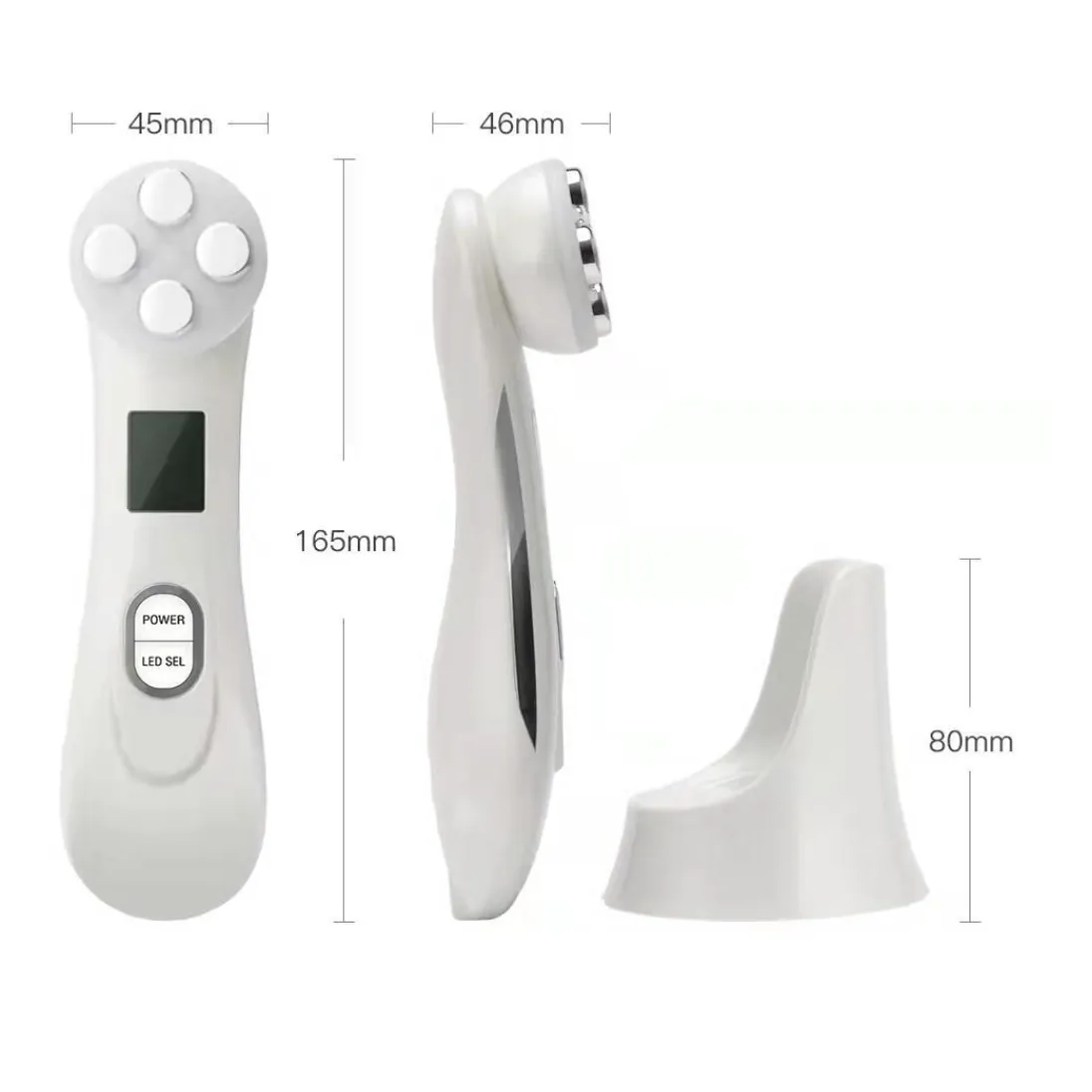 Аппарат для лица BEAUTY 5 в 1: микротоки EMS, мезопорация, RF, LED — изображение 5