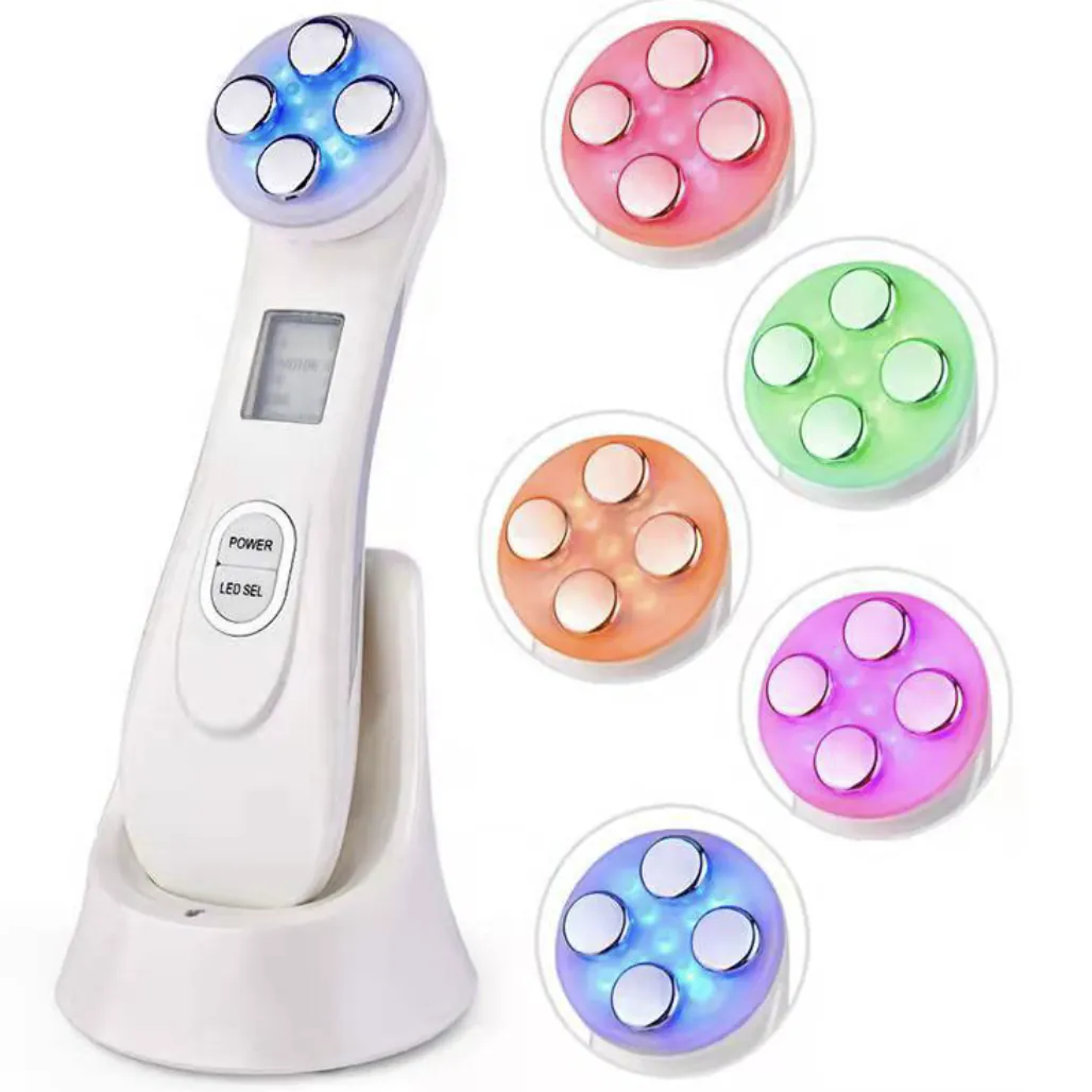 Аппарат для лица BEAUTY 5 в 1: микротоки EMS, мезопорация, RF, LED — изображение 6
