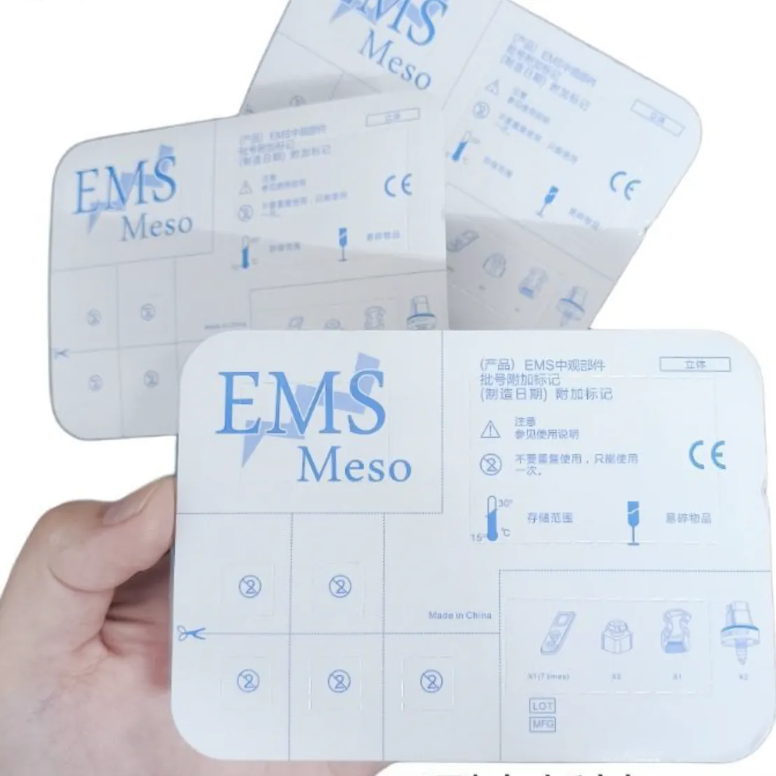 Картридж для безыгольного мезоинжектора EMS водяного света — изображение 4